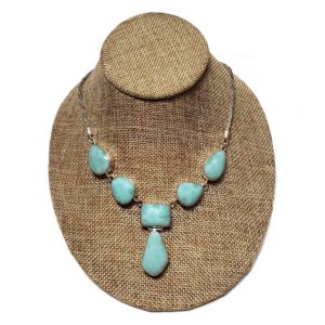 Larimar Necklace in Sterling Silver 2