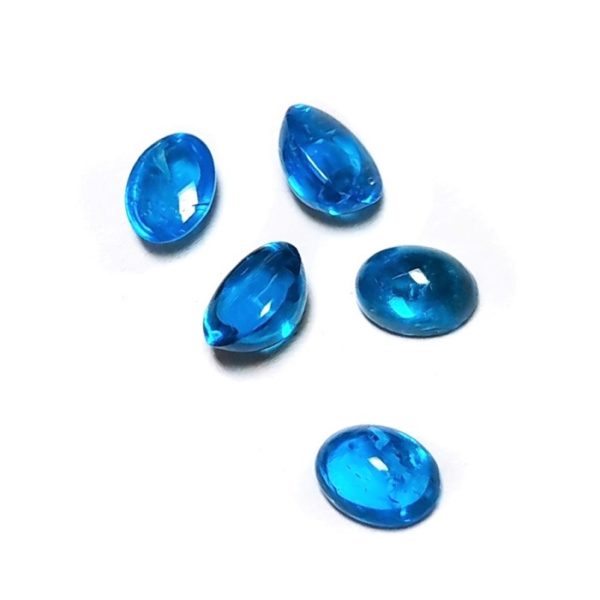 Cab1277 - Royal Blue Apatite Oval Cabochon Parcel