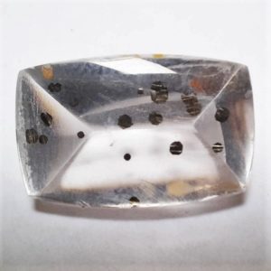 Cab3099 - Pyrite In Quartz Cabochon