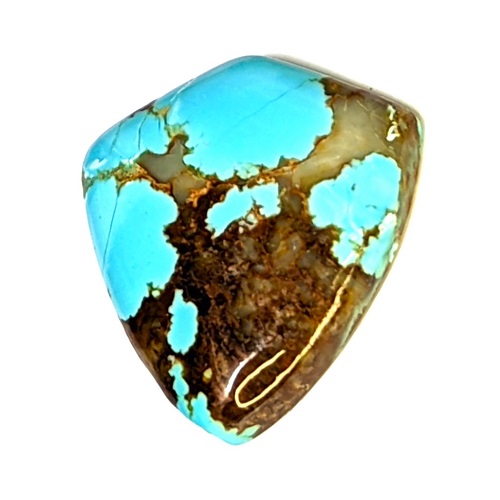 Cab2457 - Number 8 Mine Stabilized Turquoise Cabochon - Copper Canyon ...